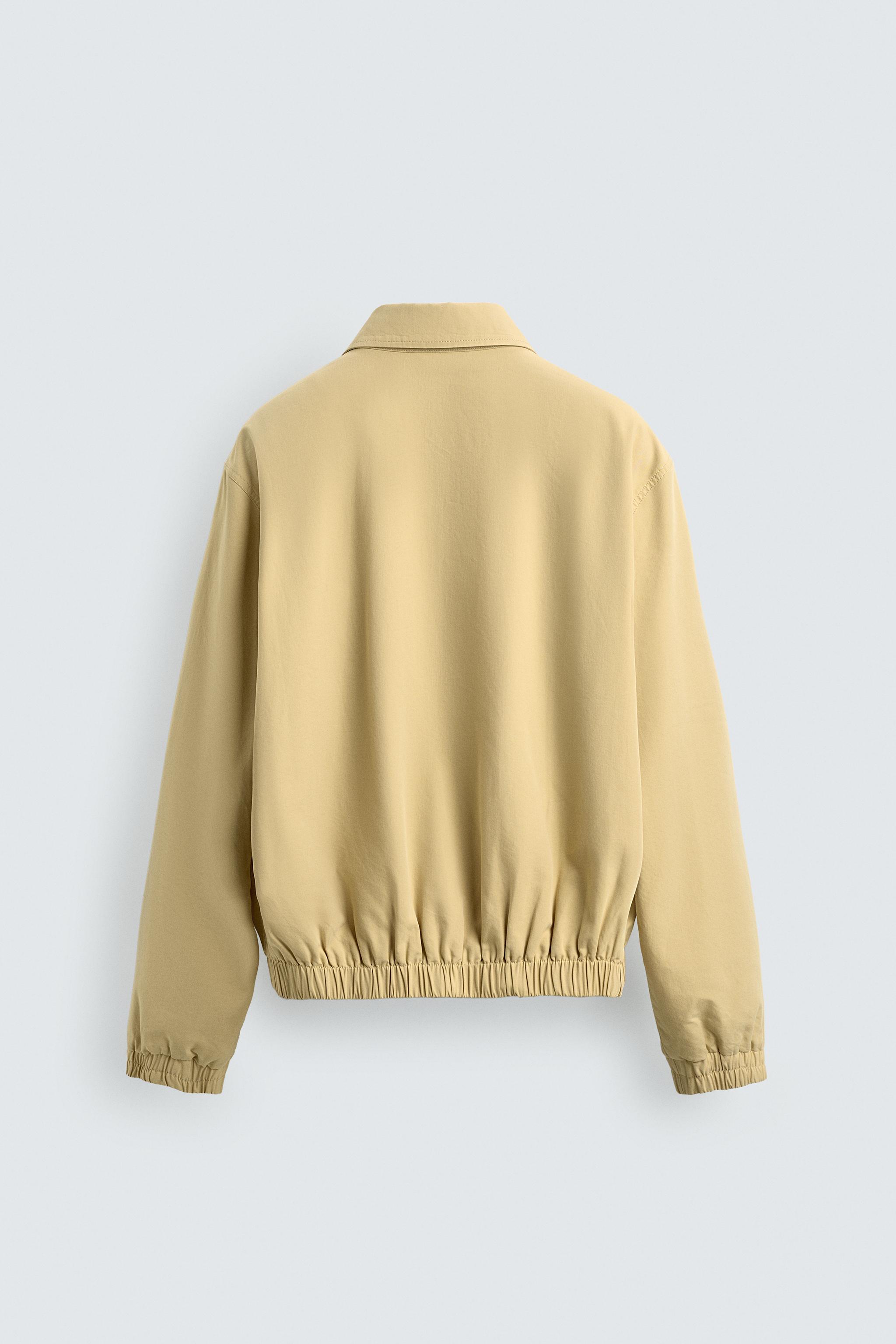 BLOUSON REGULAR FIT EN COTON ET LYOCELL