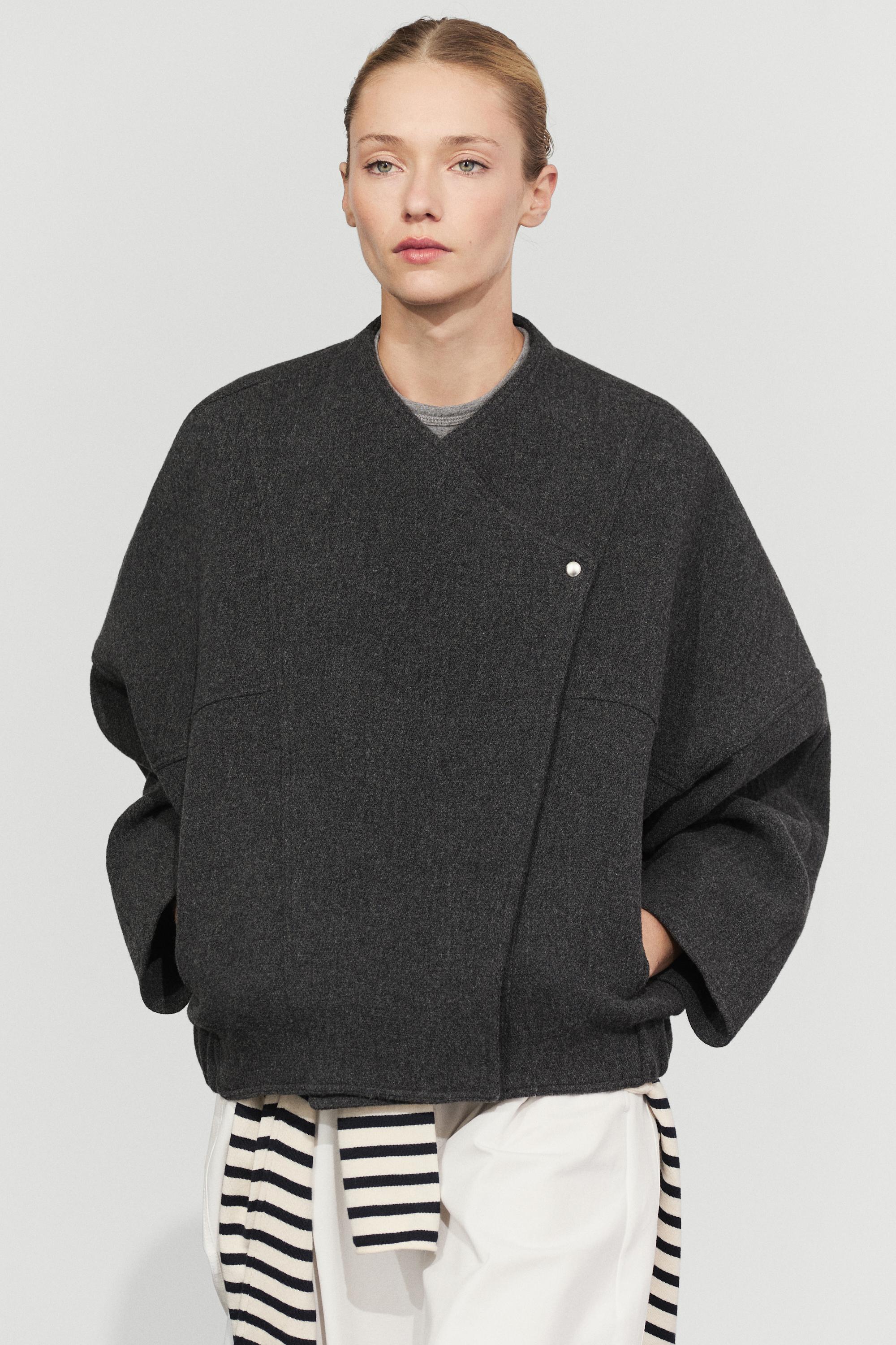 Wool blend bomber jacket — 205