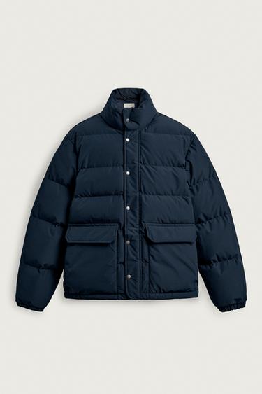 JAQUETA 80% PLUMÃO - 20% PENA IMPERMEÁVEL - Índigo da Zara