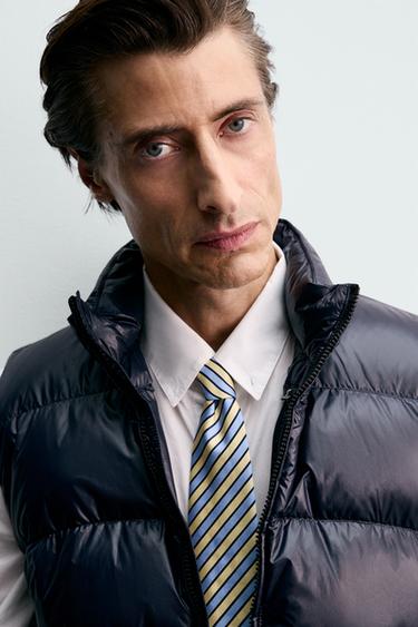 CRAVATE 100 % SOIE RAYÉE - Rayures de Zara - Image 1