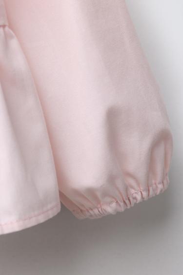 CHEMISE À NŒUDS - Rose clair de Zara - Image 3