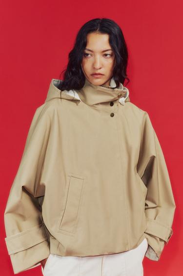 CAZADORA CRUZADA WATER REPELLENT ZW COLLECTION - Camel claro de Zara