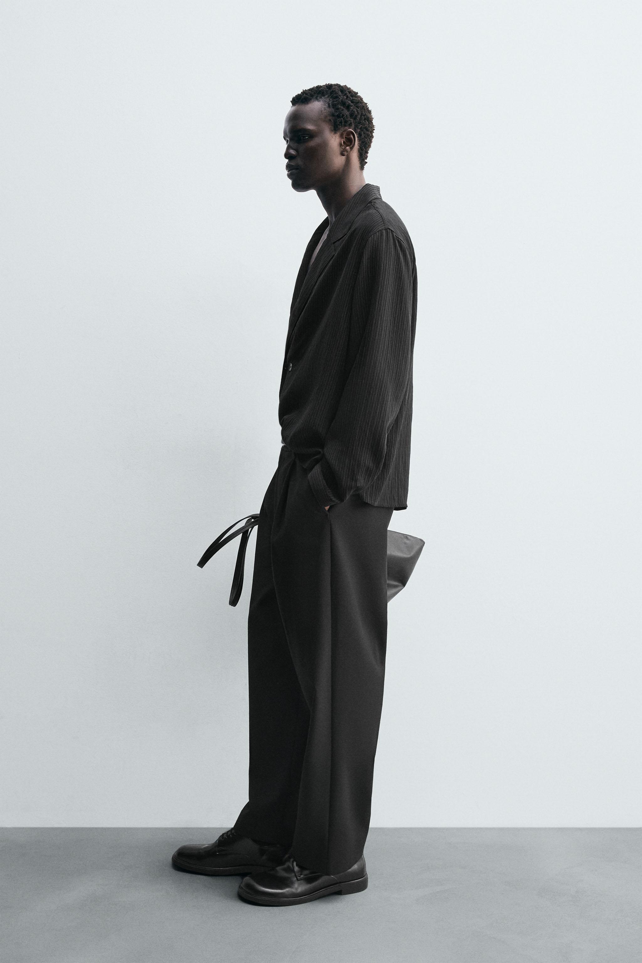 CHEMISE KIMONO À RAYURES