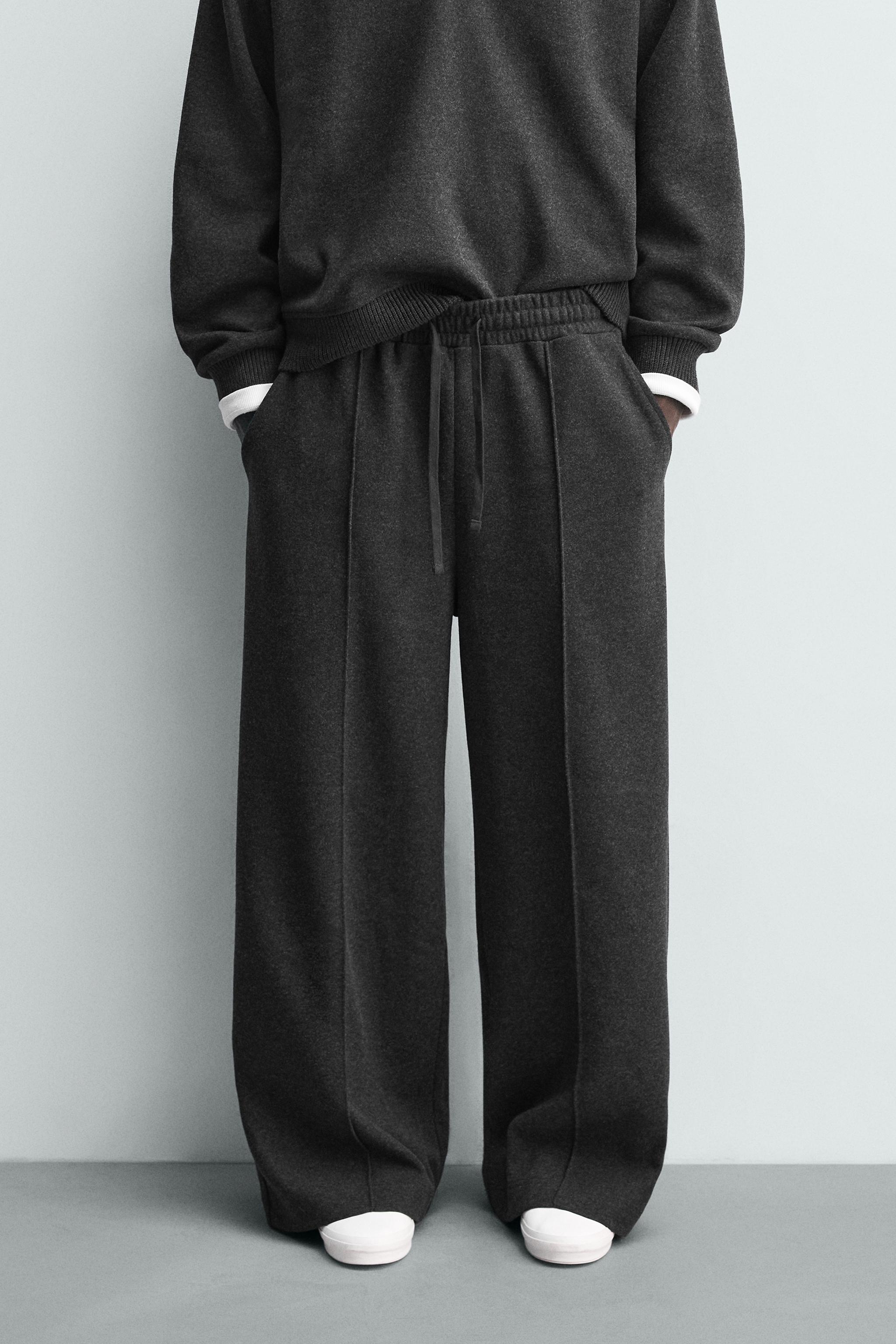 PANTALON DE JOGGING COUPE LARGE TEXTURÉ