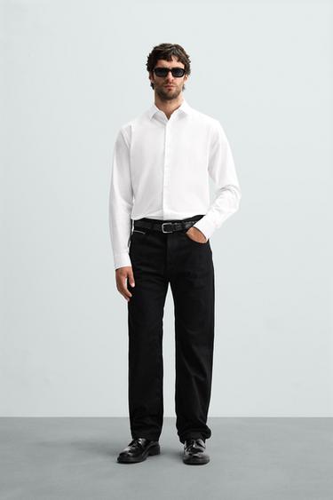 SLIM FIT SHIRT - White by Zara - Image 0