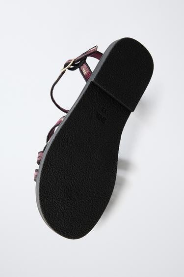 SANDALES IMPRIMÉES - Multicolore de Zara - Image 5