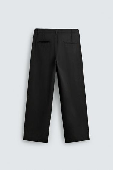 PANTALON COUPE BALLON STRUCTURÉ - Noir de Zara - Image 7