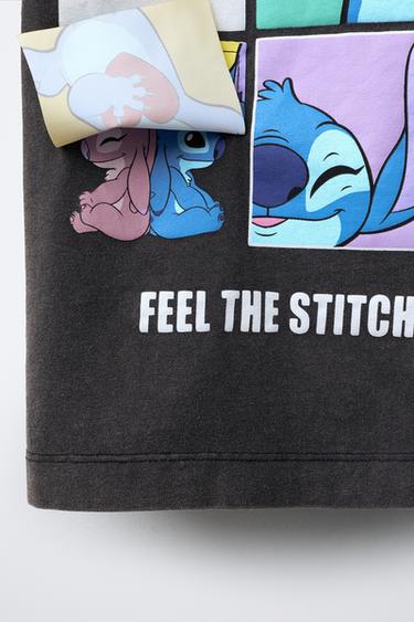 T-SHIRT IMPRIMÉ LILO & STITCH © DISNEY - Gris anthracite de Zara - Image 3