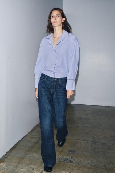 JEAN ZW COLLECTION BOOTCUT TAILLE BASSE - Bleu de Zara - Image 3