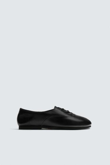 ZAPATO PIEL SUELA VIBRAM® AARON LEVINE X ZARA - Negro de Zara