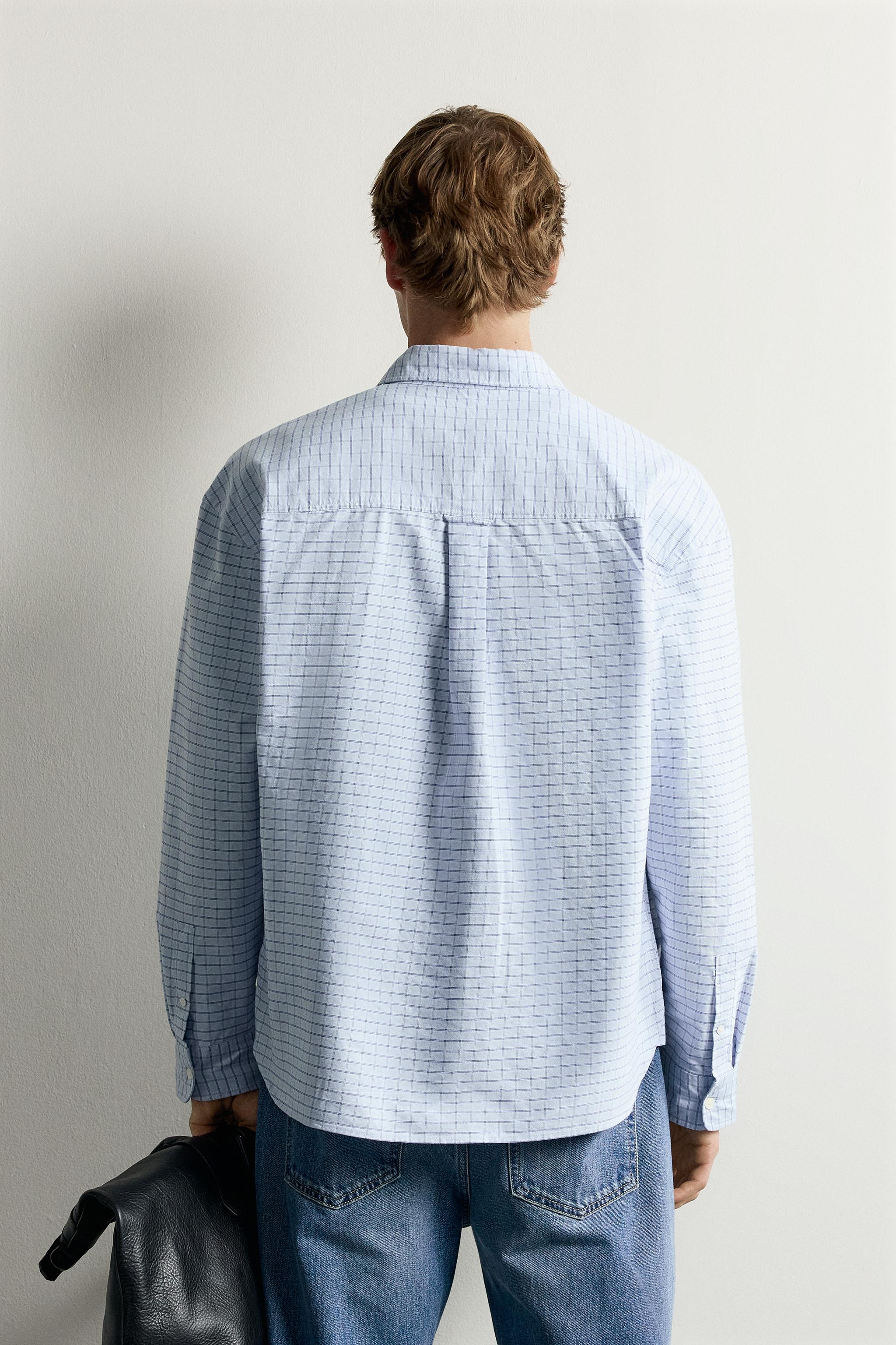Zara RELAXED FIT OXFORD GÖMLEK görsel 3