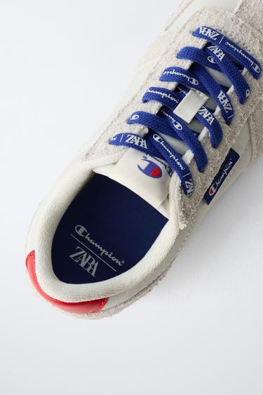 CHAMPION ® X ZARA TRAINERS - Ecru White by Zara - Image 6