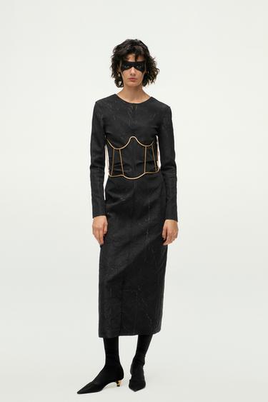 МЕТАЛЛИЧЕСКИЙ КОРСЕТ — ЗОЛОТИСТЫЙ от Zara — изображение 0