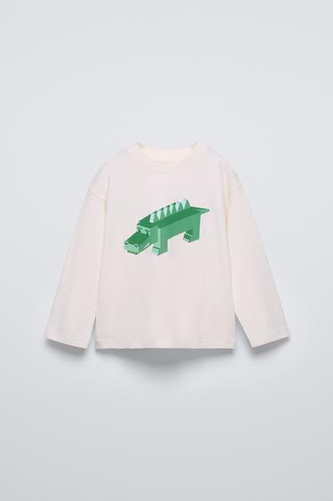 ANIMAL PRINT T-SHIRT - Ice by Zara - Image 0