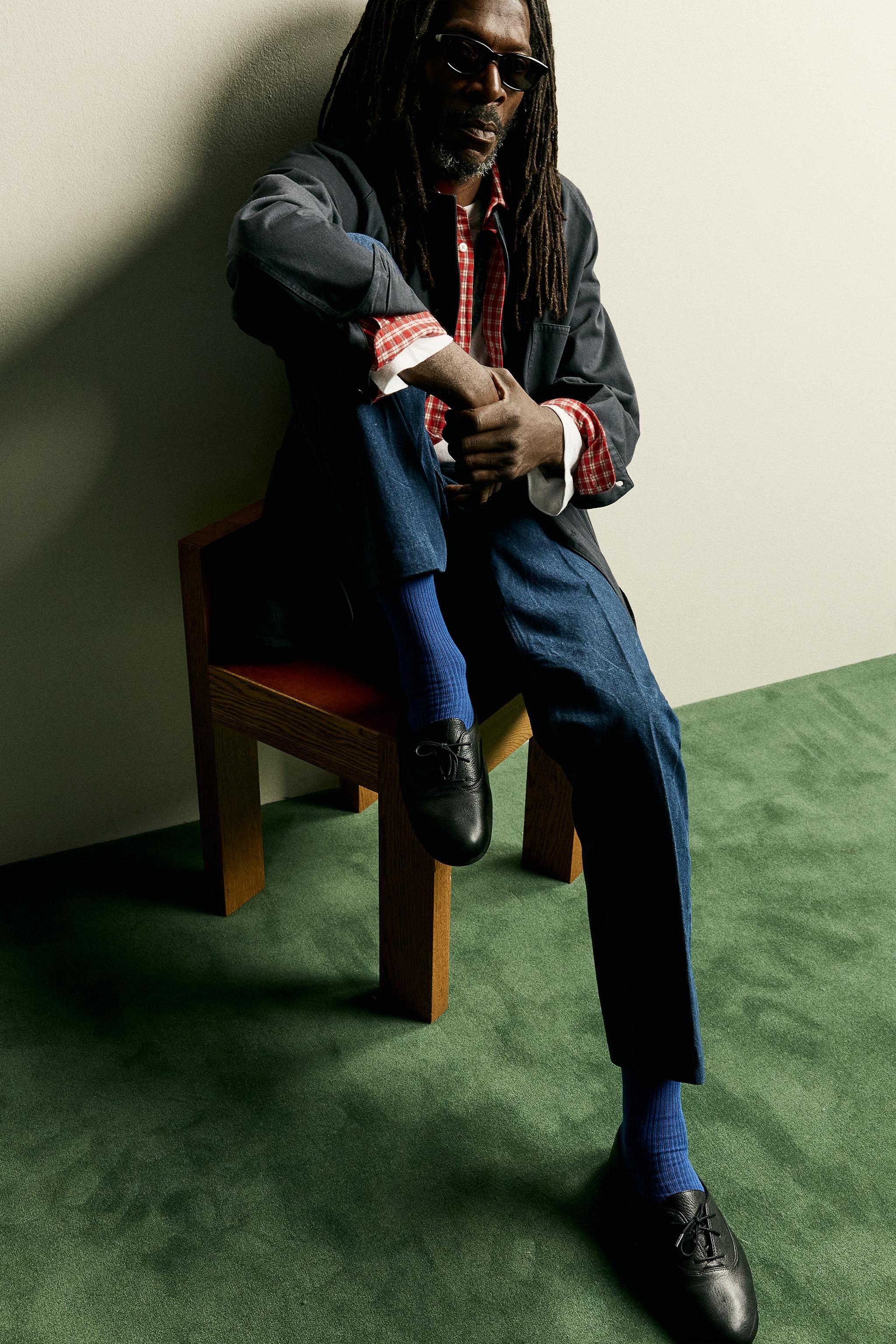 AARON LEVINE X ZARA LEATHER SHOES — Black