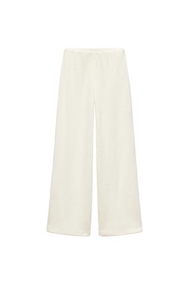 SOFT RIBBED TROUSERS