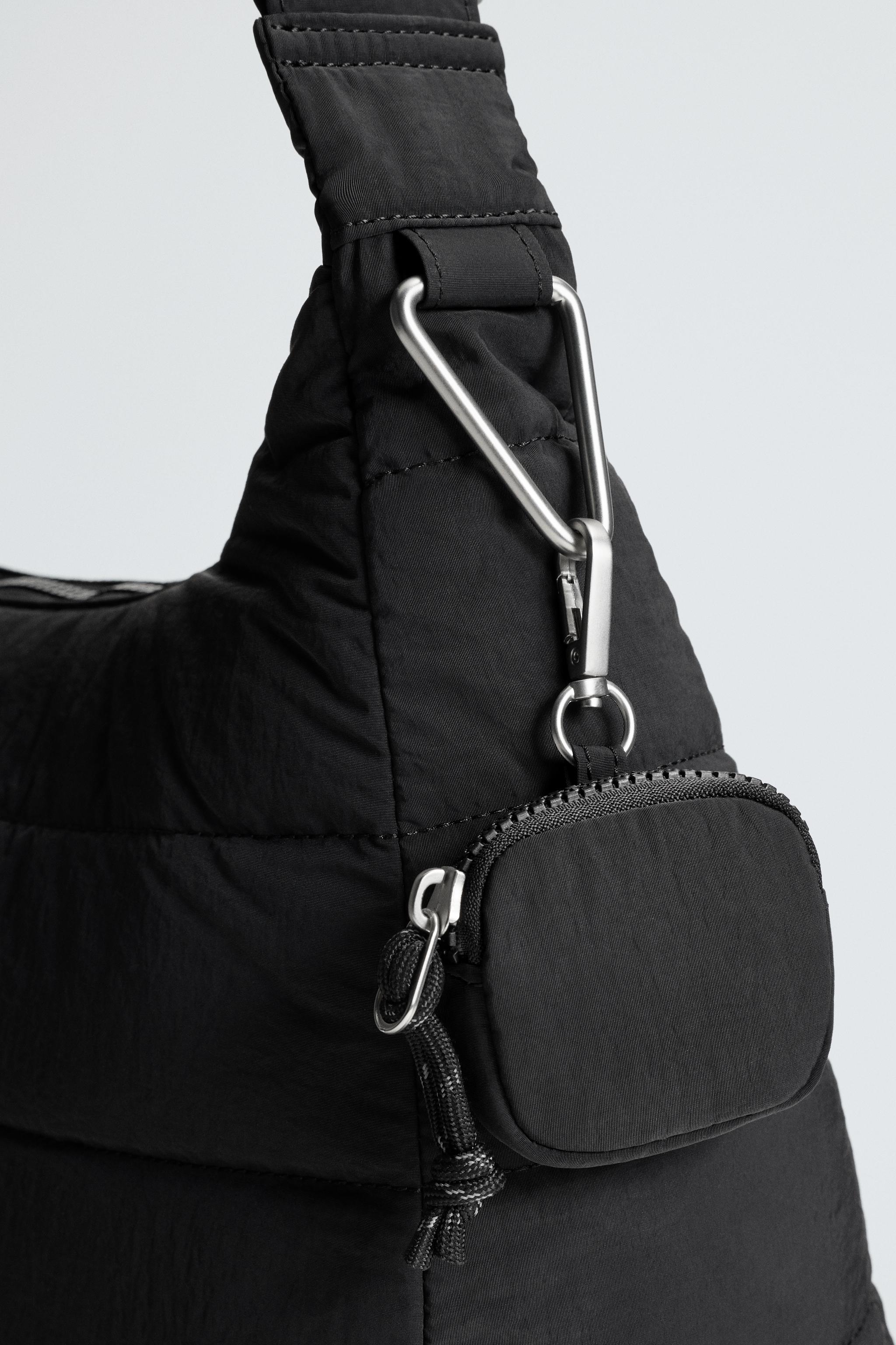 キルティングナイロンバッグ - ブラック | ZARA Japan / 日本