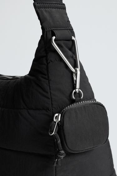 QUILTED NYLON BAG - Black by Zara - Image 2