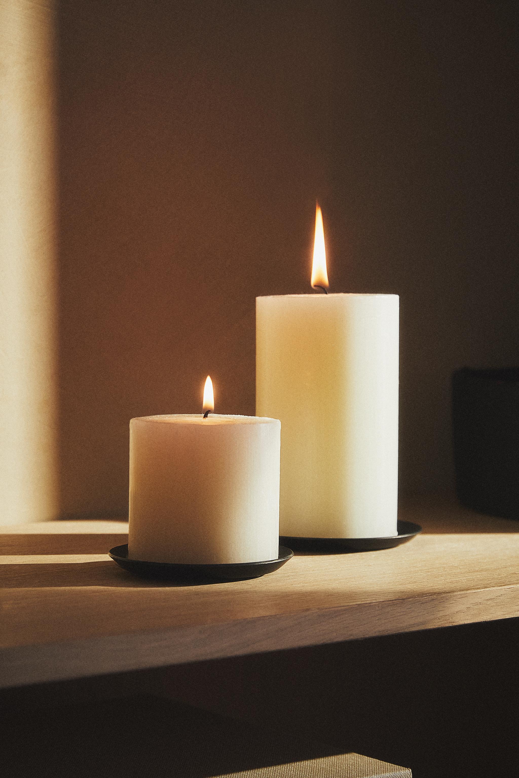 BOUGIE DÉCORATIVE CYLINDRIQUE