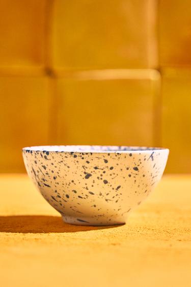 SPECKLED STONEWARE MINI BOWL - Blue by Zara - Image 4