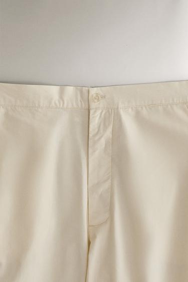PANTALON PASSEPOIL NOIR - Écru de Zara - Image 2