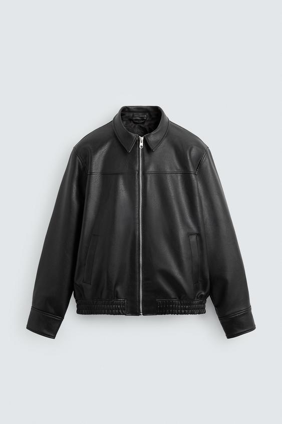 Campera Cazadora Negra Hombre Zara Cazadora Bomber Chaqueta Zara