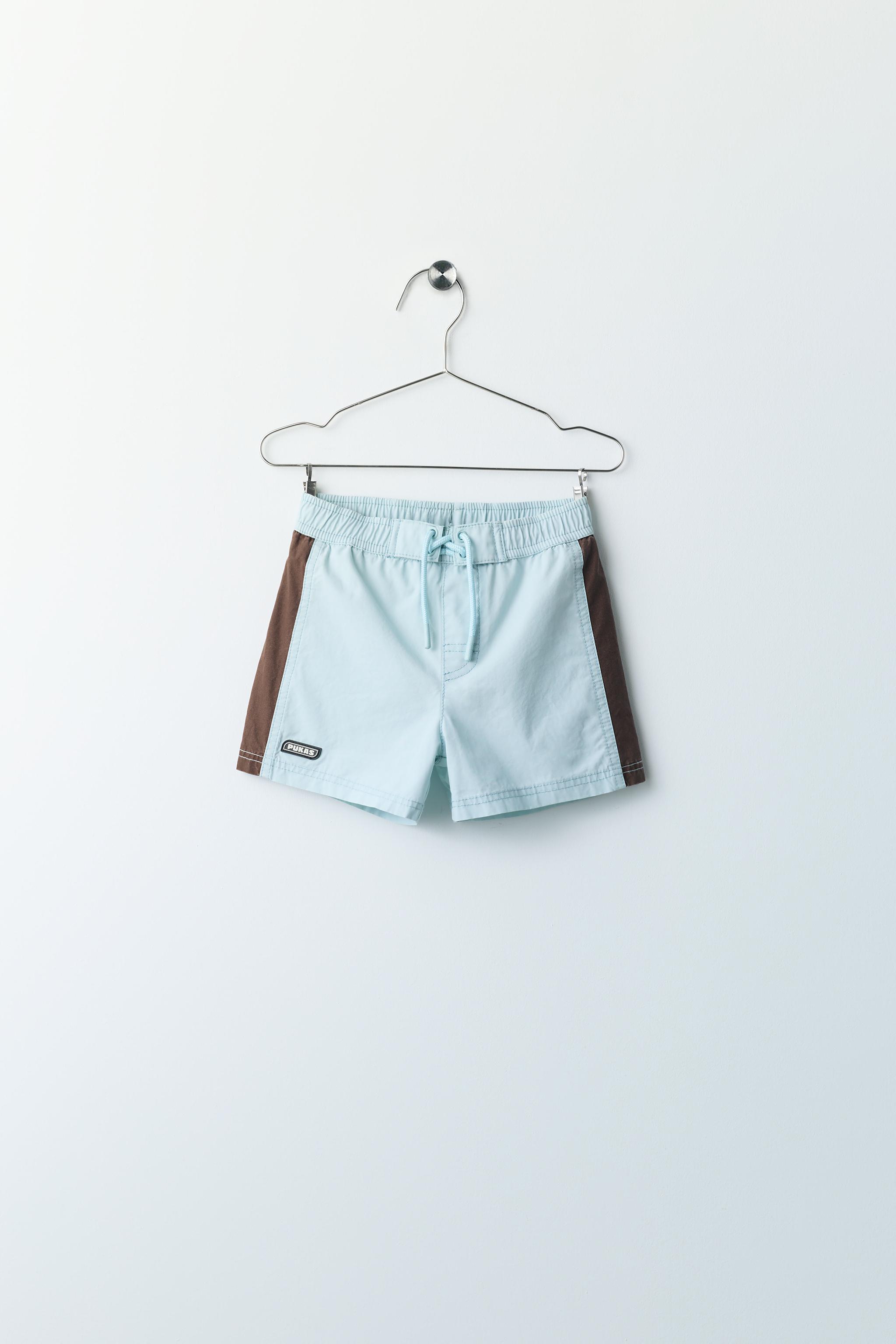 6-14 YEARS / COLORBLOCK SWIM SHORTS PUKAS SURF — Blue