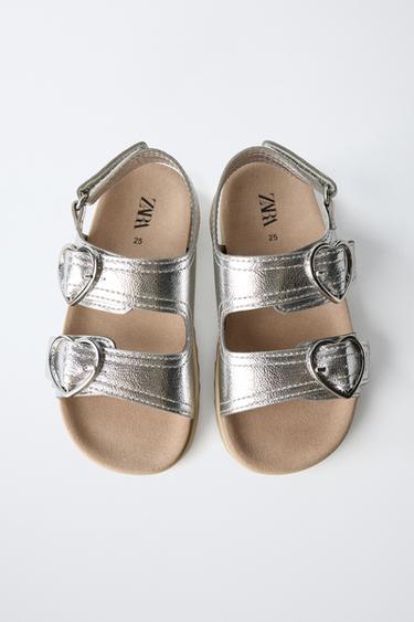 SANDALES CŒURS - Argent de Zara - Image 3