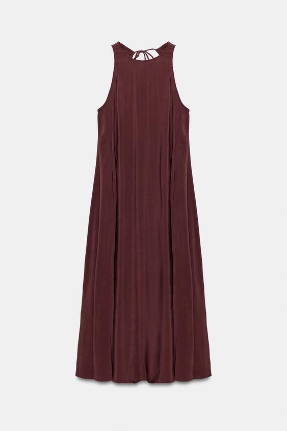 VESTIDO MIDI FLUIDO - Argila da Zara - Imagem 0