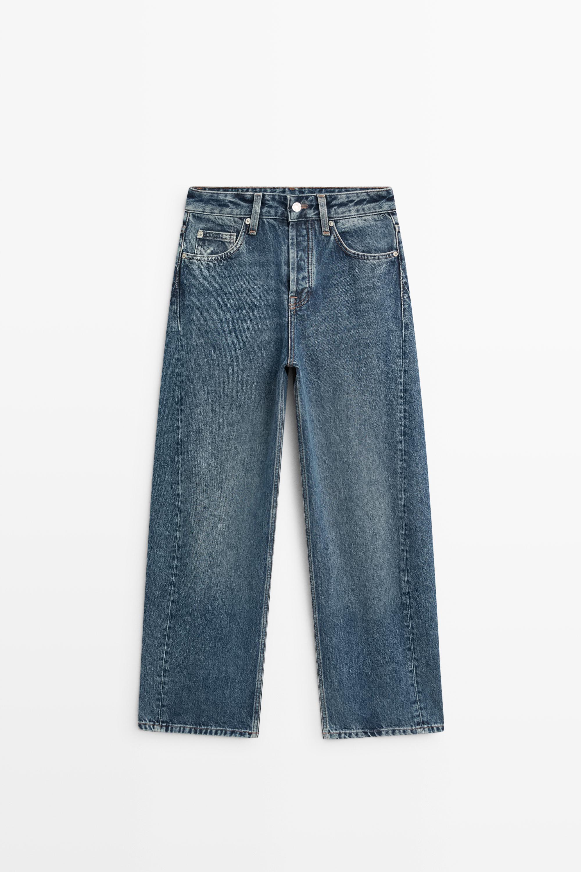 Jean balloon coupe taille moyenne