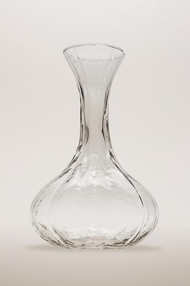 KARAFFEL MED DESIGN I RELIEF - Gennemsigtig fra Zara