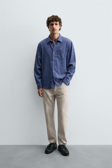 SLIM CROPPED FIT JEANS - Ecru by Zara