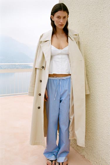 PLEATED POPLIN TOP - White by Zara