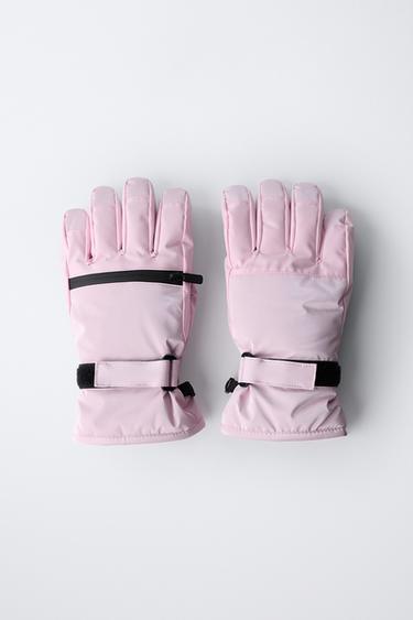 GANTS GOMMÉS COUPE-VENT SKI COLLECTION - Rose de Zara - Image 3