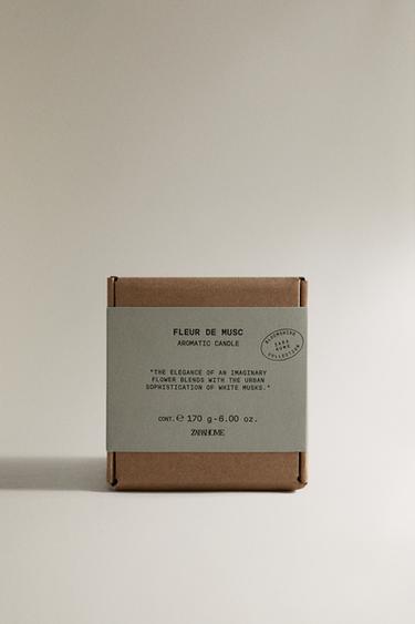 (170 G) BOUGIE PARFUMÉE FLEUR DE MUSC - Jaune moyen de Zara - Image 3