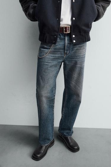 STRAIGHT ANKLE FIT LIMITED EDITION JEANS - Blue by Zara