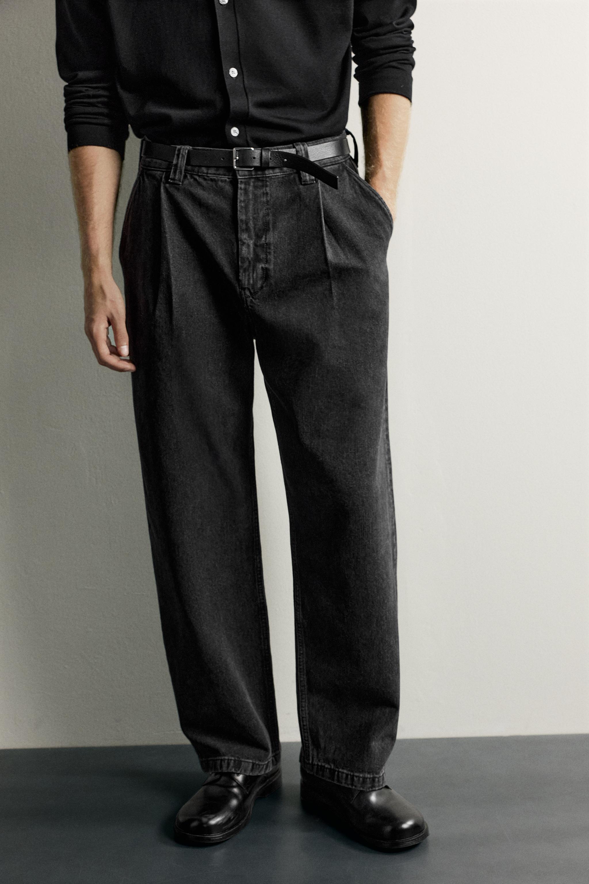 PANTALON CHINO RELAXED FIT À PLIS