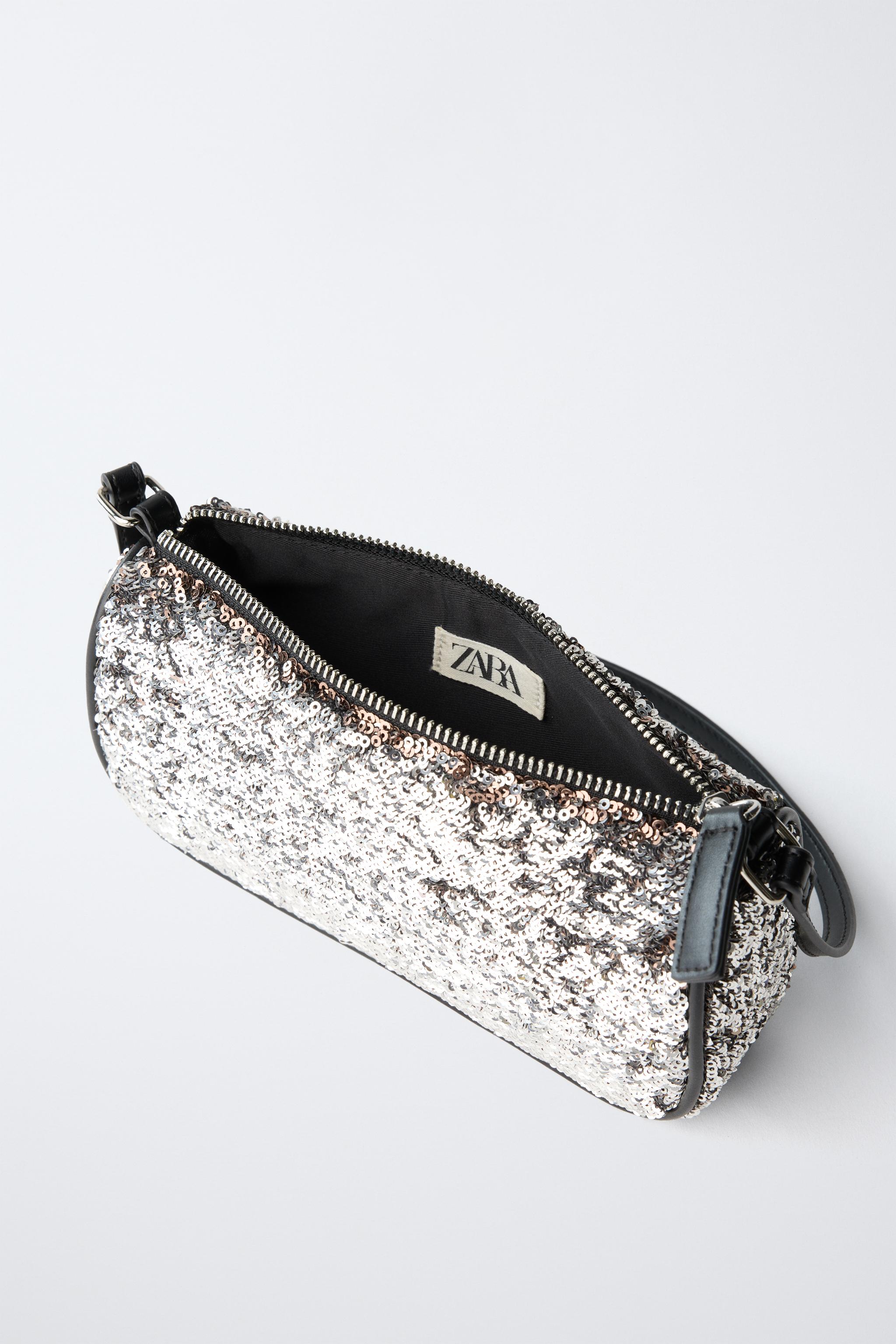 SEQUINED SHOULDER BAG