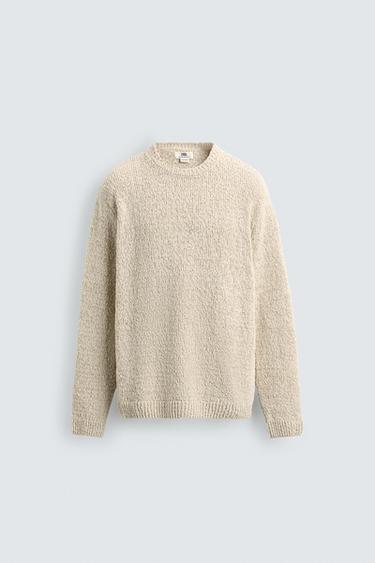 JERSEY ESTRUCTURA IRREGULAR - Crudo de Zara