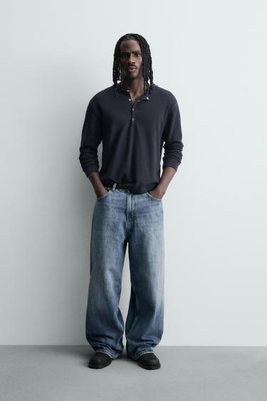 BAGGY FIT JEANS - Mid-blue by Zara