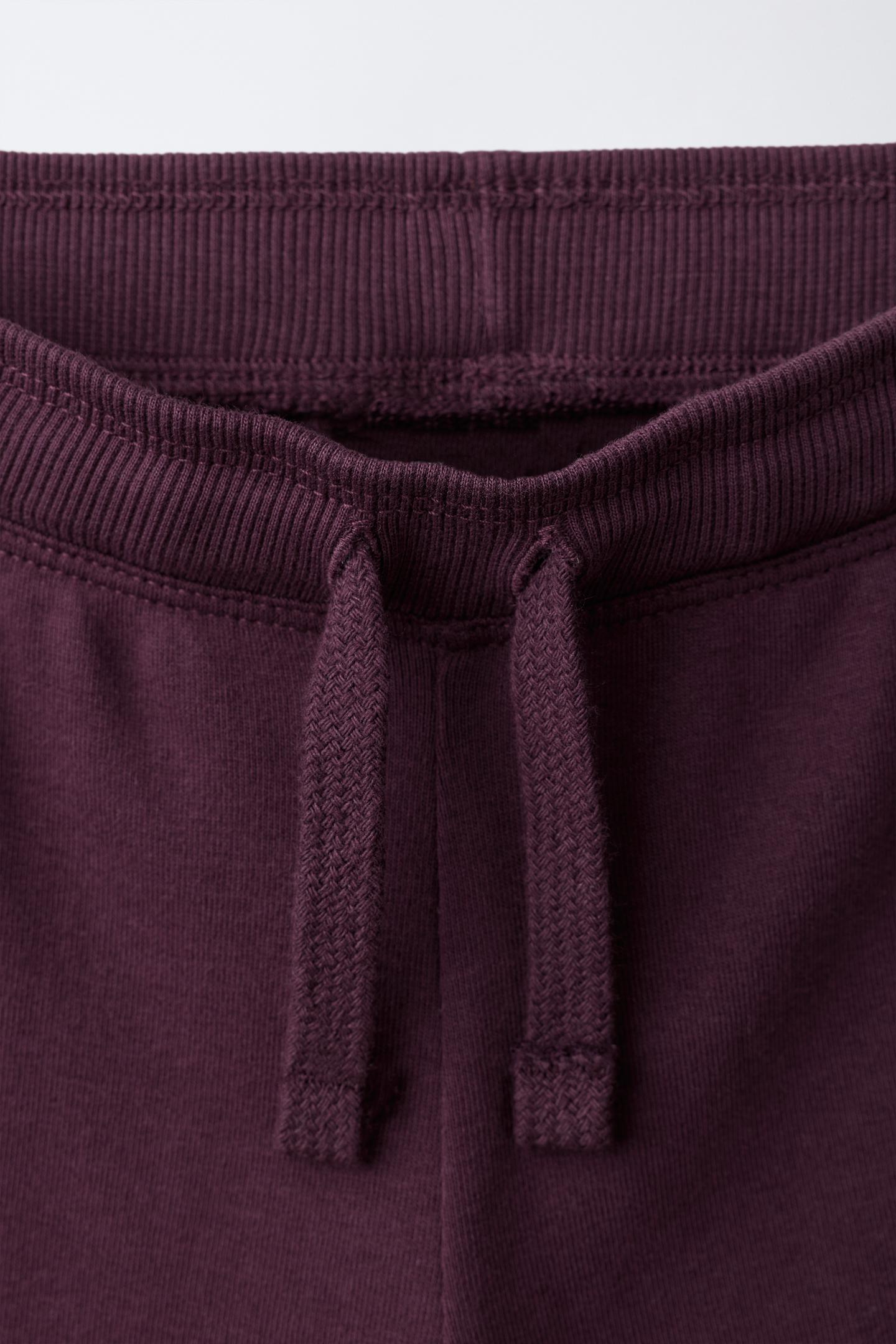Брюки Zara Wide Leg, цвет: Бордовый — фото 3