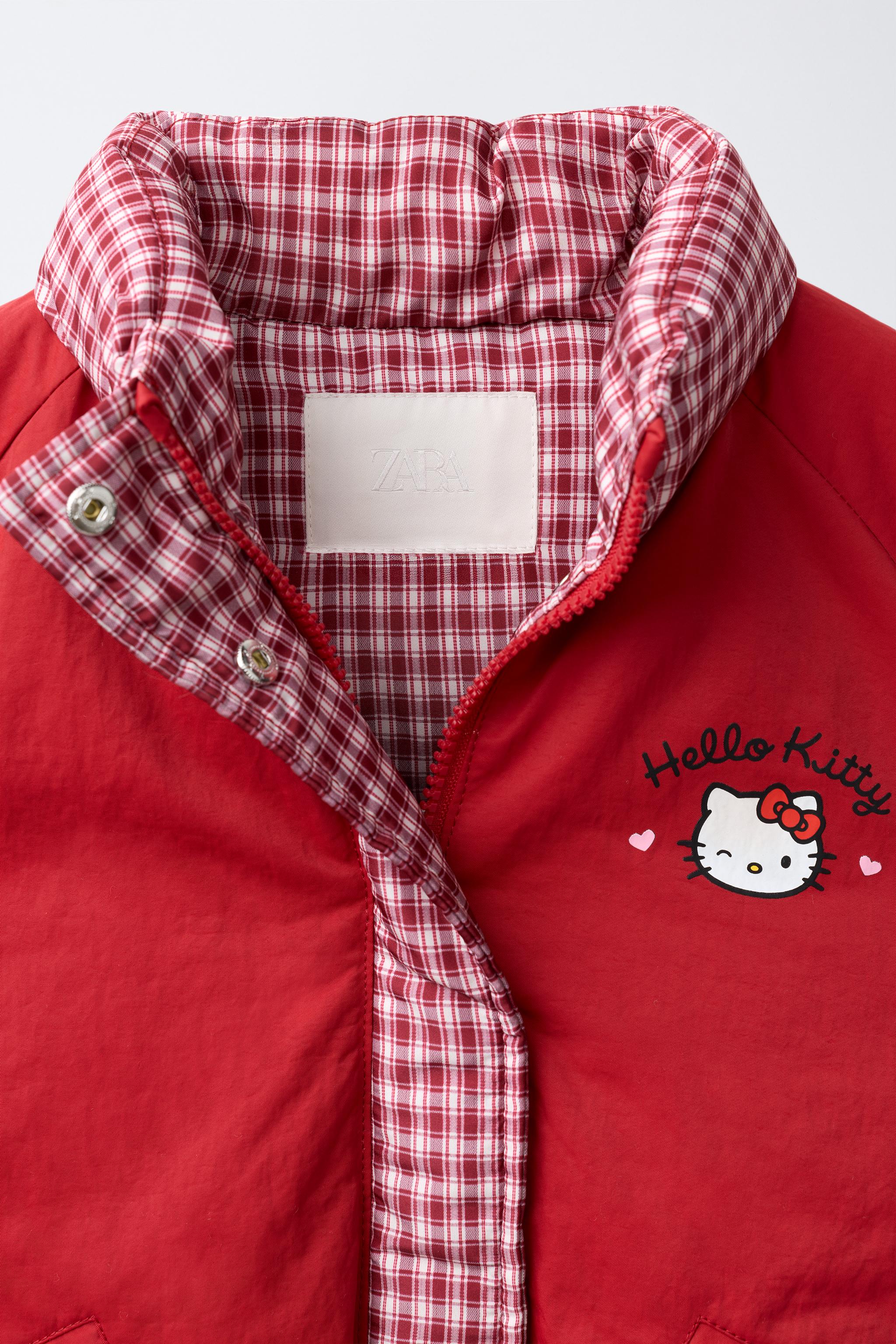 HELLO KITTY © SANRIO PADDED JACKET - Red | ZARA United States