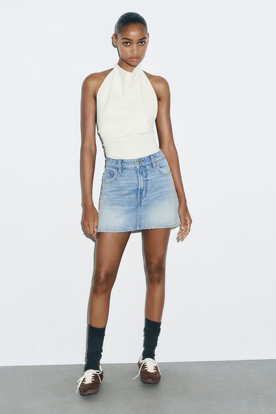 BODY HALTER DOS NU - Blanc cassé de Zara - Image 0