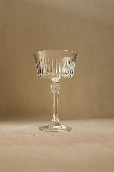 SPARKLING WINE FLUTE WITH RAISED DESIGN -  by Zara - Image 5