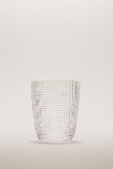 RAISED DESIGN GLASS TUMBLER - 990 by Zara