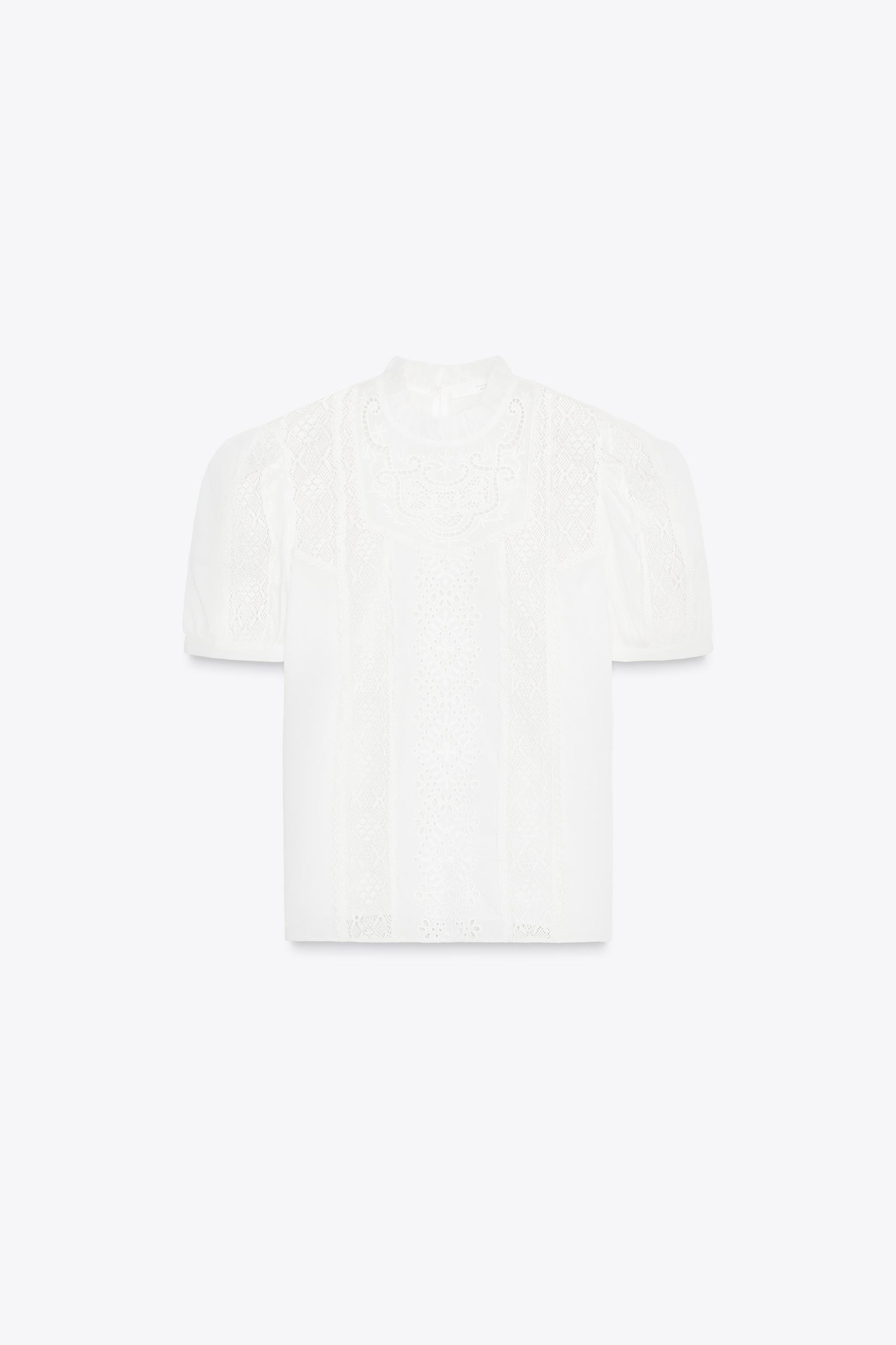 ロマンティックブラウス ZW COLLECTION - ホワイト | ZARA Japan