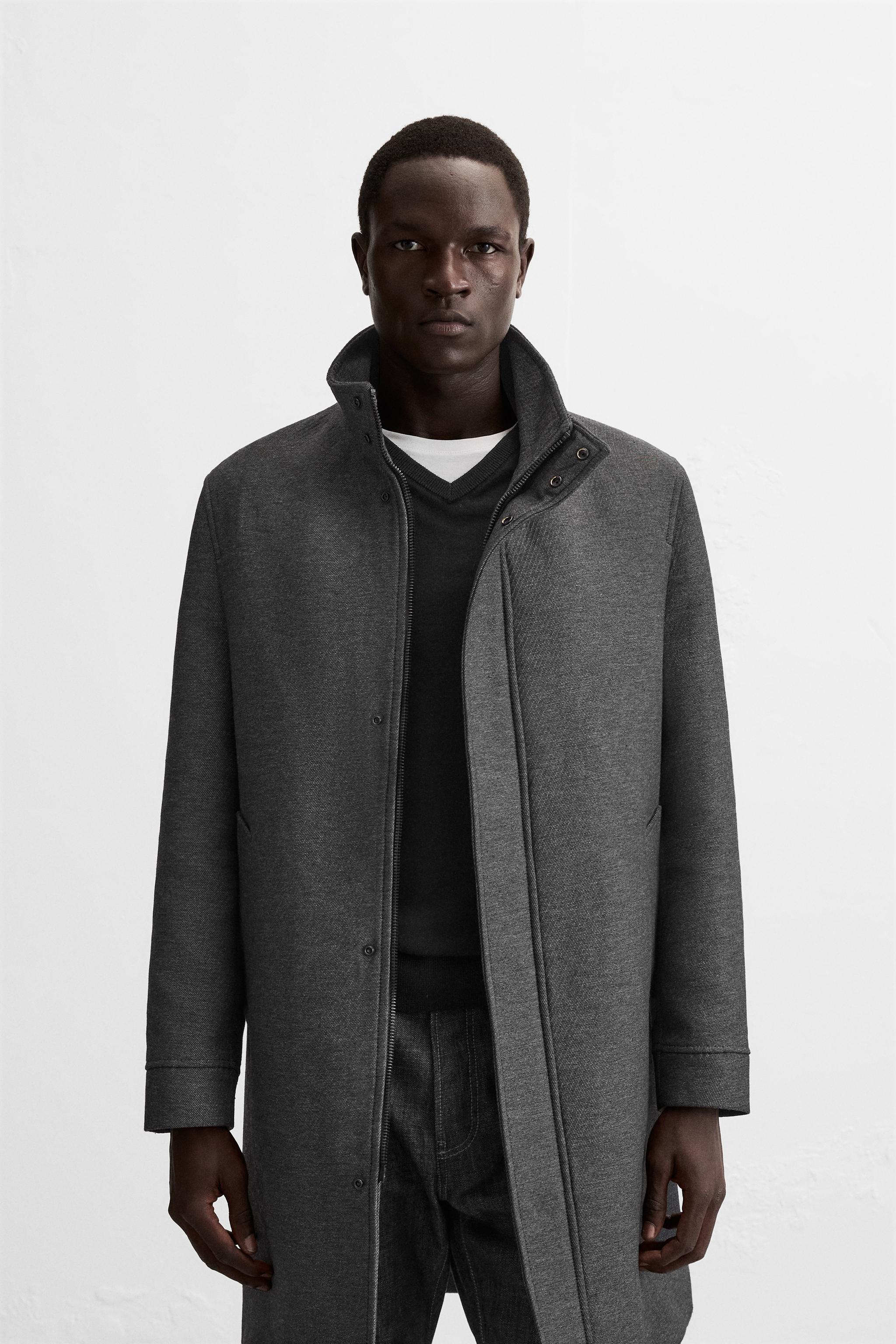 Long coat zara man online