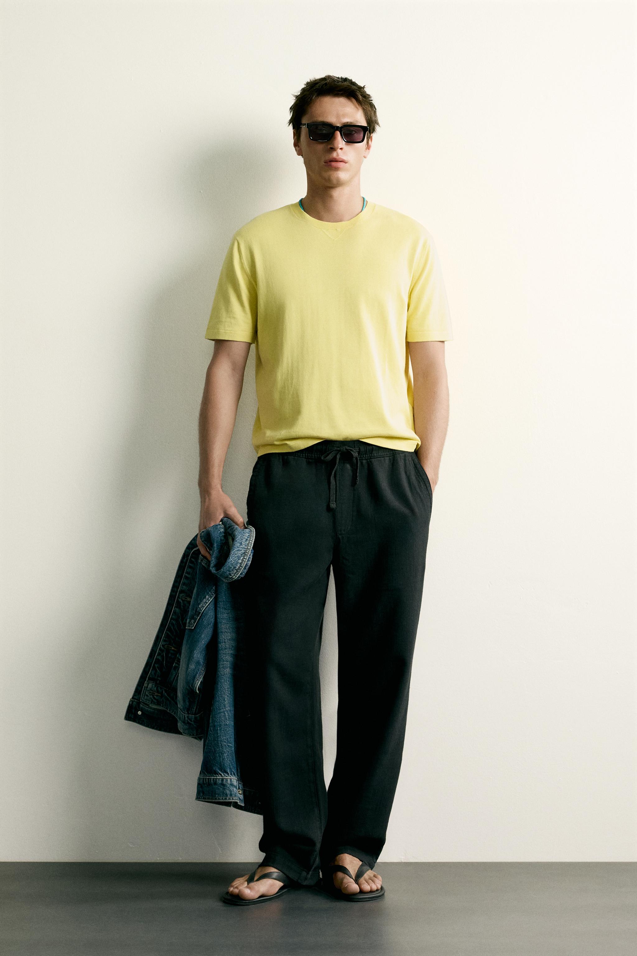 STRUCTURED RELAXED FIT PANTS