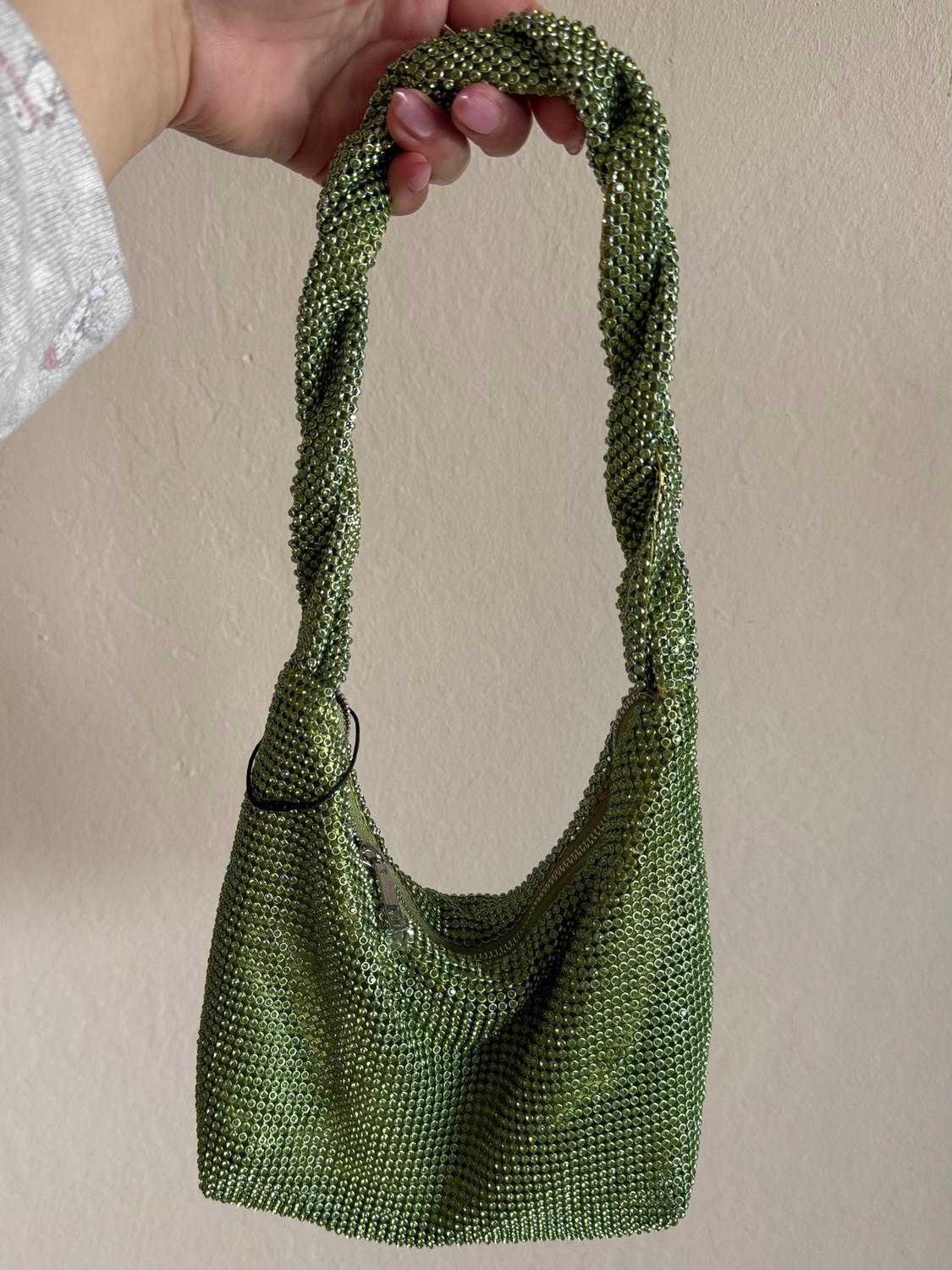RHINESTONE SHOULDER BAG - Image 2