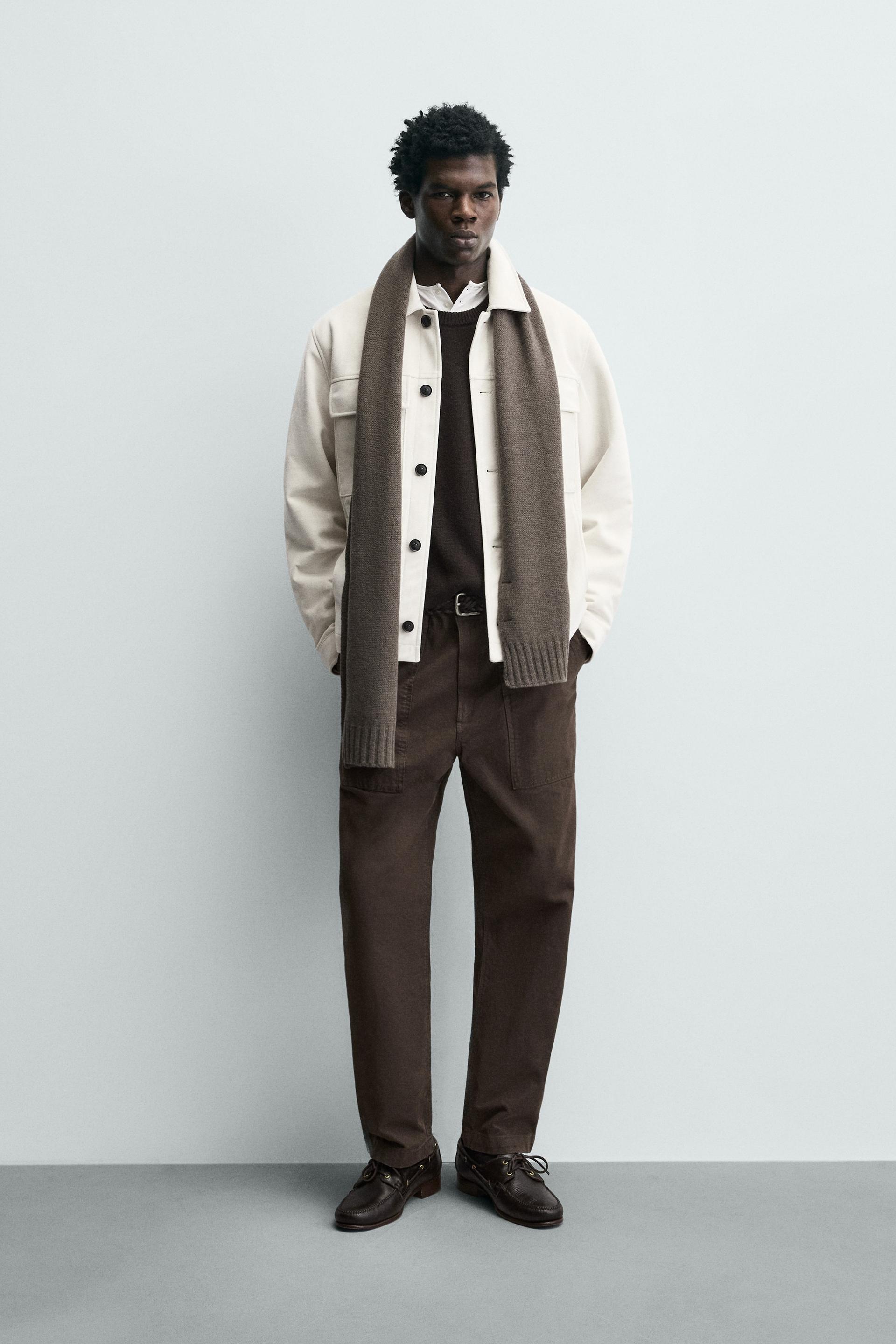 Faux Suede Pocket Overshirt